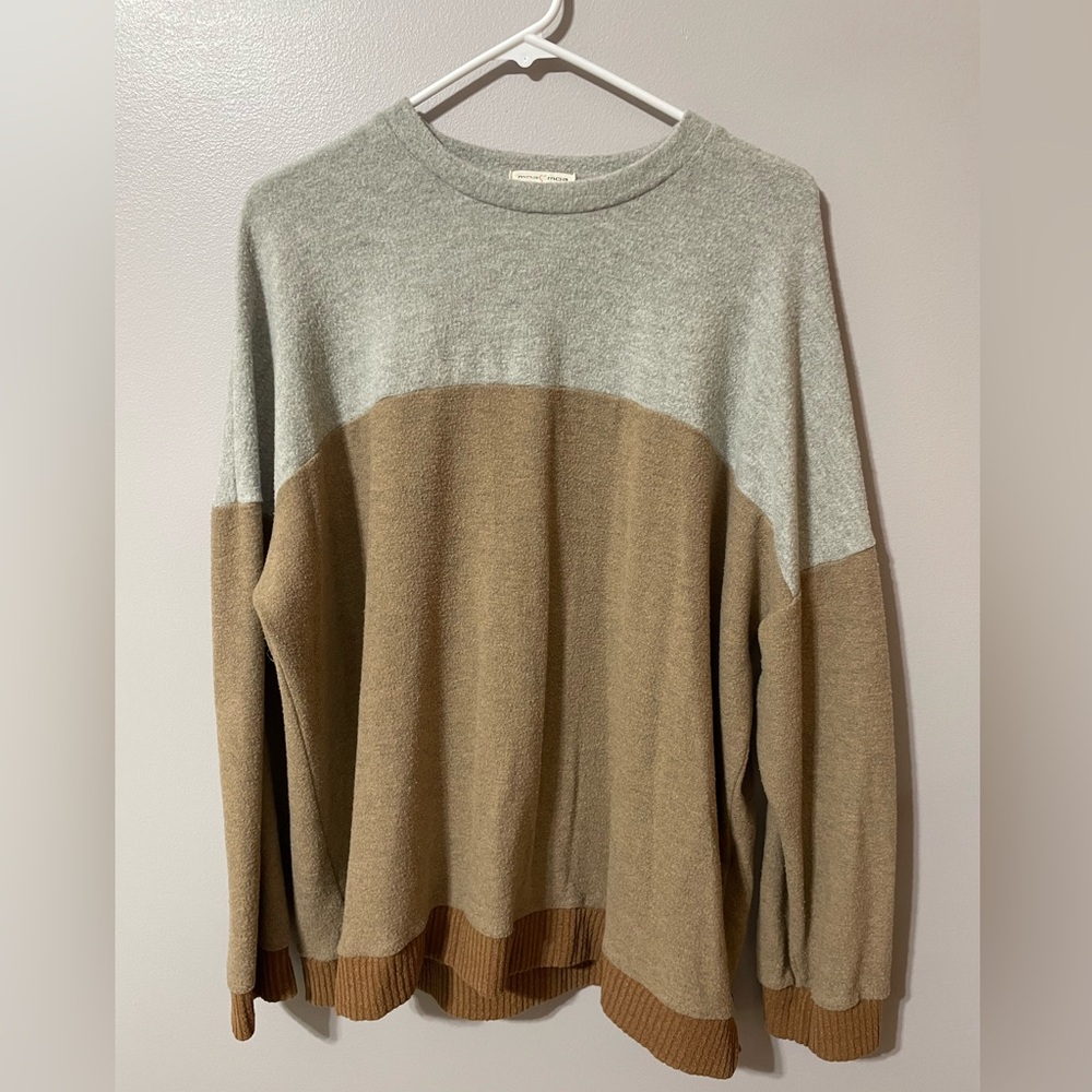 Neutral, Soft Long Sleeve Top